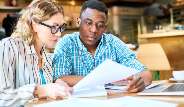 teachers looking at data