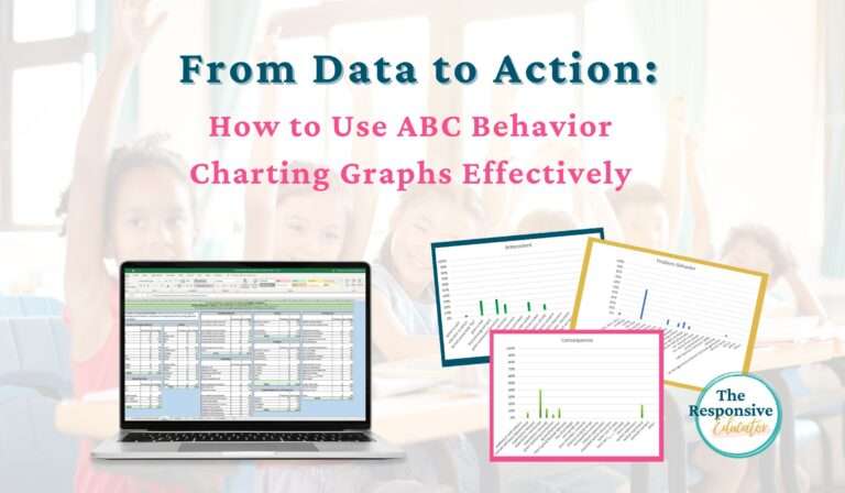 ABC Behavior Charting graphs product image