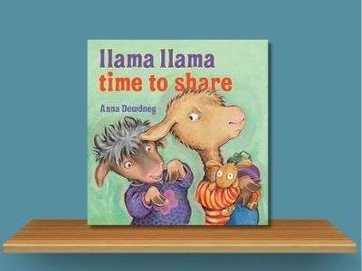 Llama Llama Time to Share - Anna Dewdney book cover