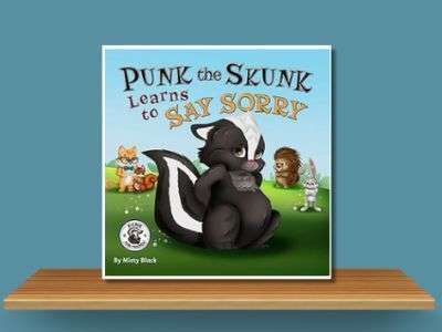 Punk the Skunk Learns to Say Sorry- Misty Black book cover