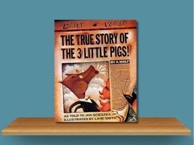 The True Story of the 3 Little Pigs- Jon Scieszka book cover