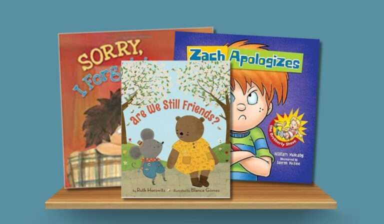 books to help teach kids how to apologize