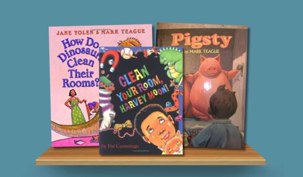 cleaning up, tidy up, doing chores books