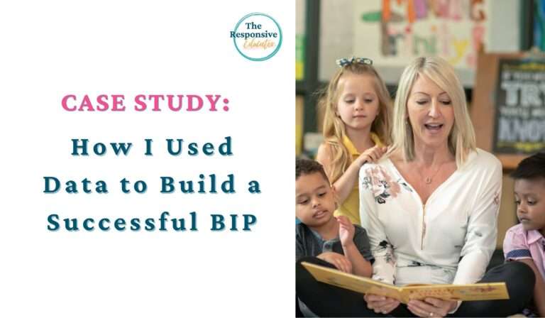 Case Study How I Used Data to Build a Successful BIP- teacher working with students