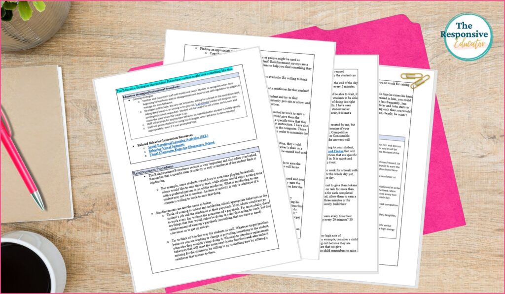 Behavior Intervention Plans