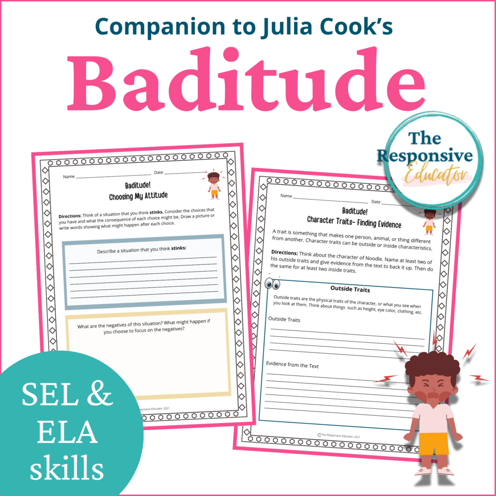 Baditude: SEL Interactive Read Aloud Book Companion - Behavior ...