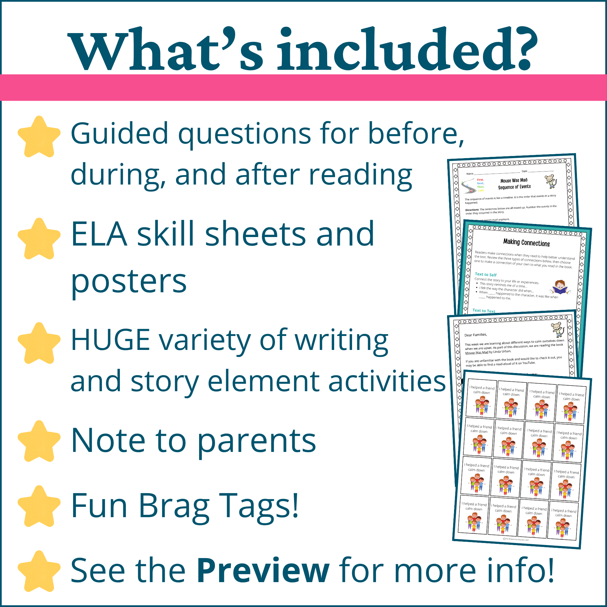 Mouse Was Mad Activities: Calm Down Worksheets & Strategies - Image 2
