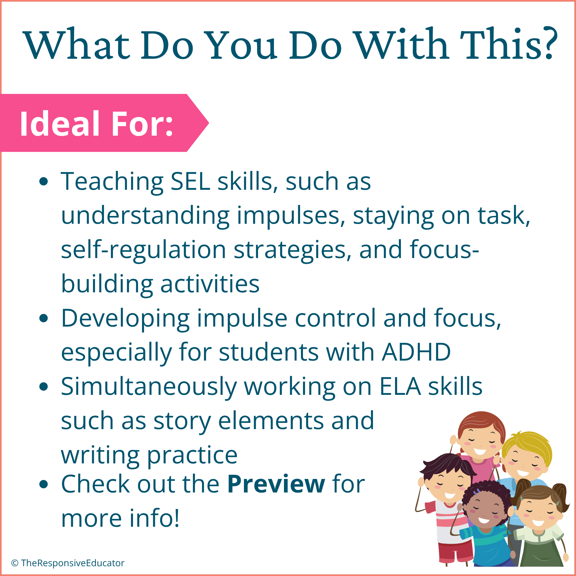 It’s Hard to Be a Verb! Impulse Control Worksheets & Activities - Image 4