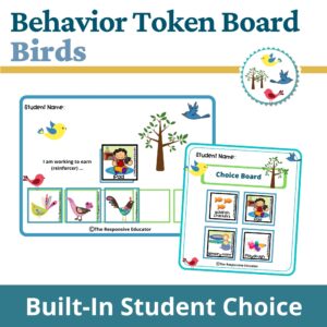 Birds Behavior Token Board