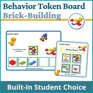 Brick Building Behavior Token Board