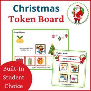 Christmas token boards cover