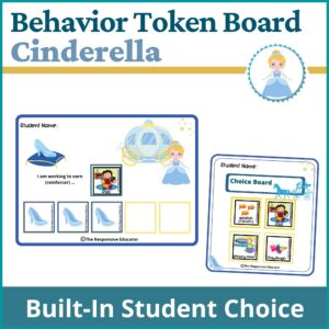 Cinderella Behavior Token Board