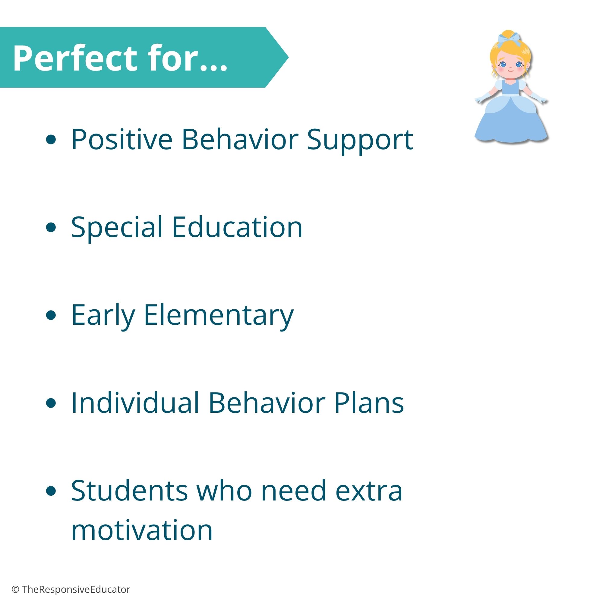 Cinderella Behavior Token Board – “I Am Working For” Visual - Image 4