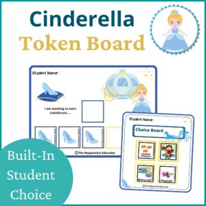 Cinderella token boards cover