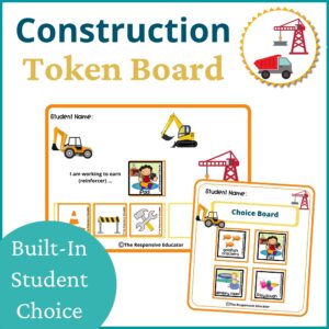 Construction token boards cover
