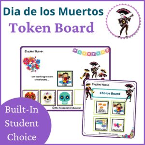 Dia de los Muertos token boards cover