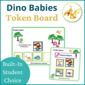 Dino Babies token boards cover