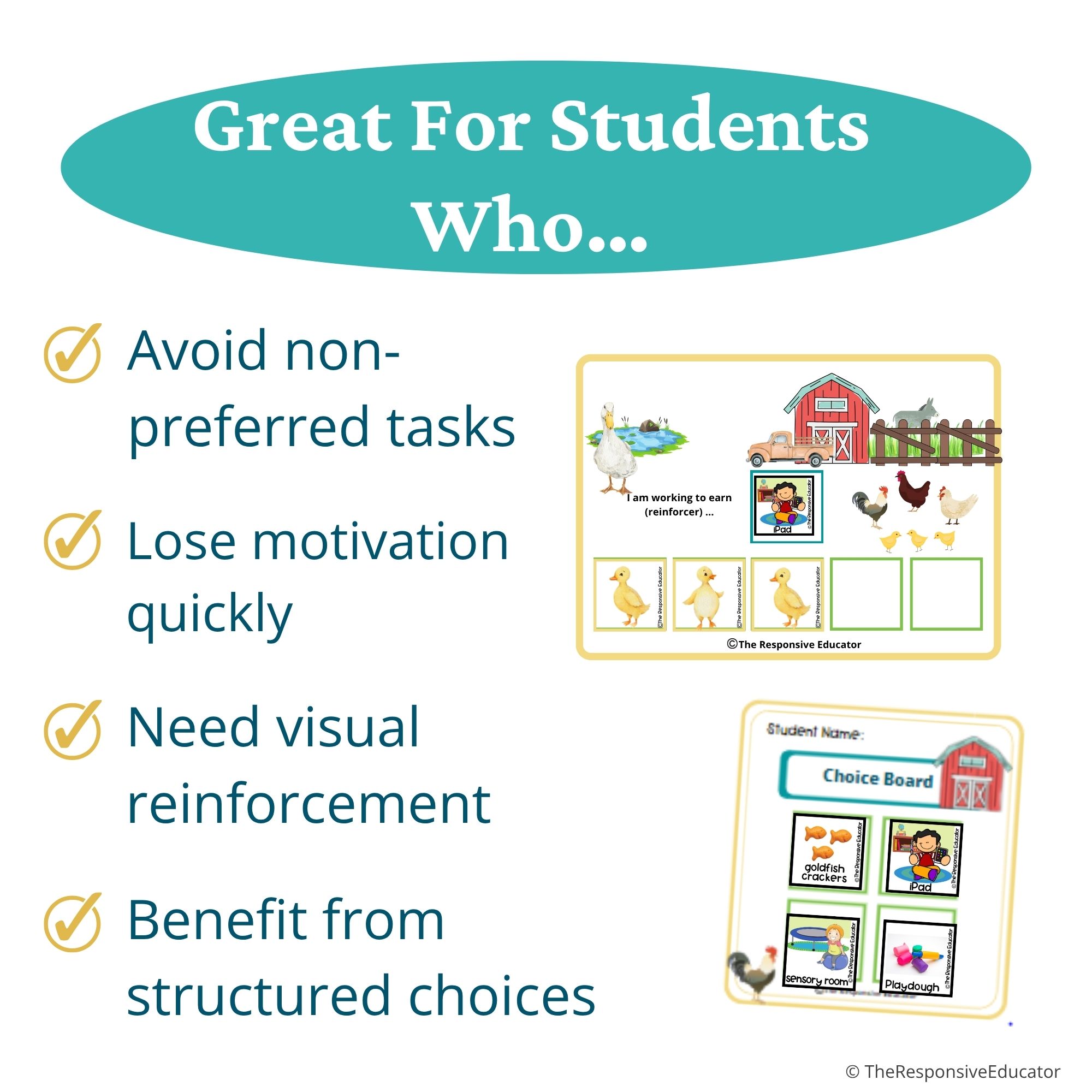 Farm Behavior Token Board – “I Am Working For” Visual - Image 3