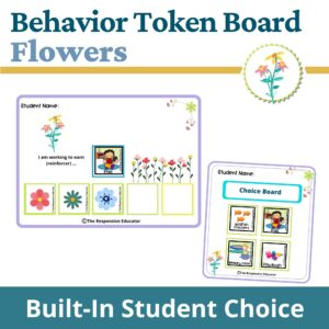 Flowers Behavior Token Board