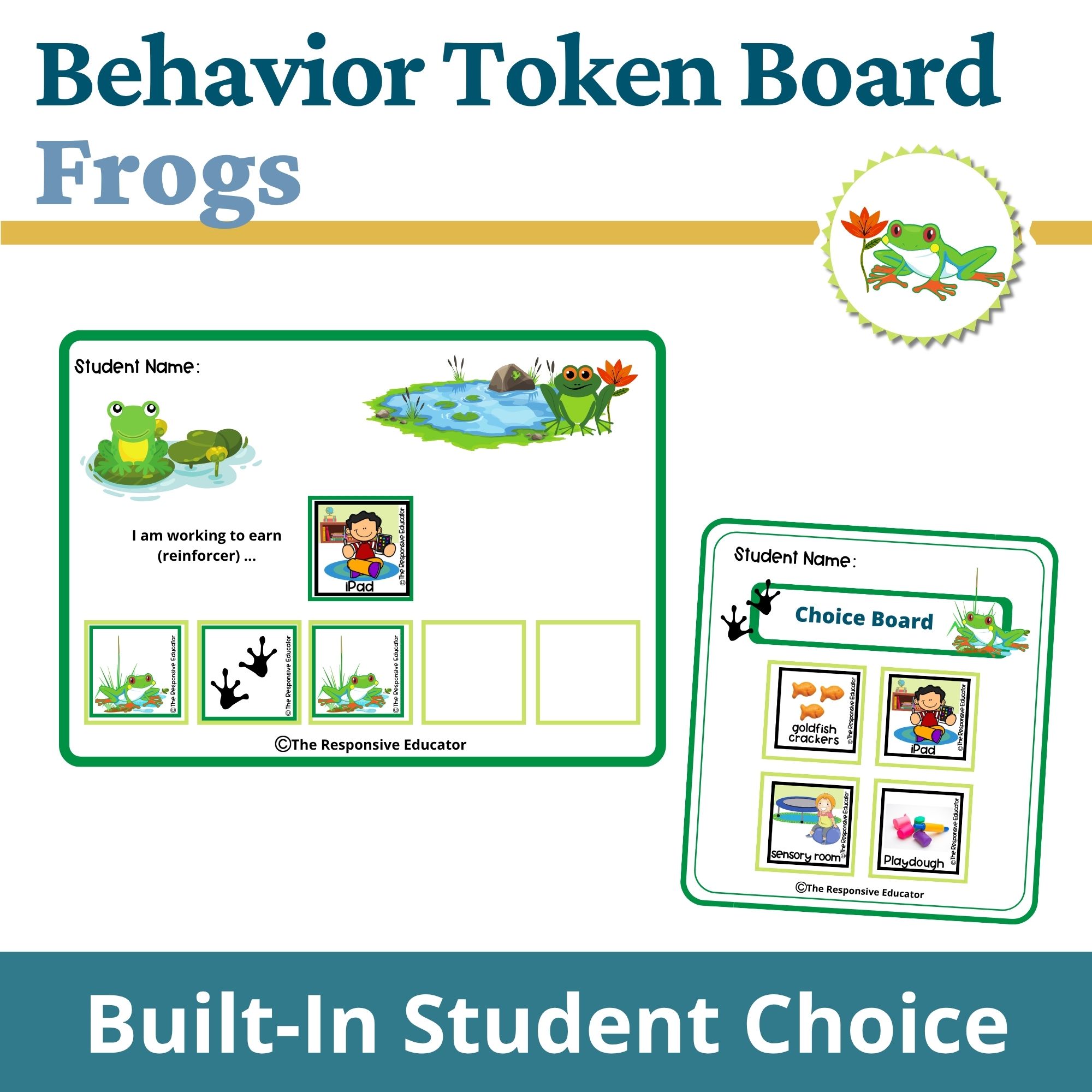 Frogs Behavior Token Board