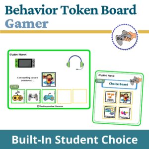 Gamer Behavior Token Board