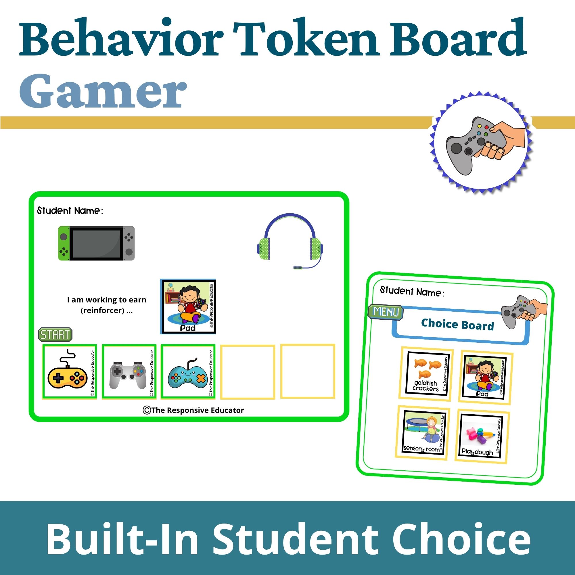 Gamer Behavior Token Board