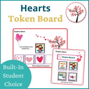 token boards Valentine's Day Hearts cover