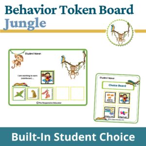 jungle behavior token board