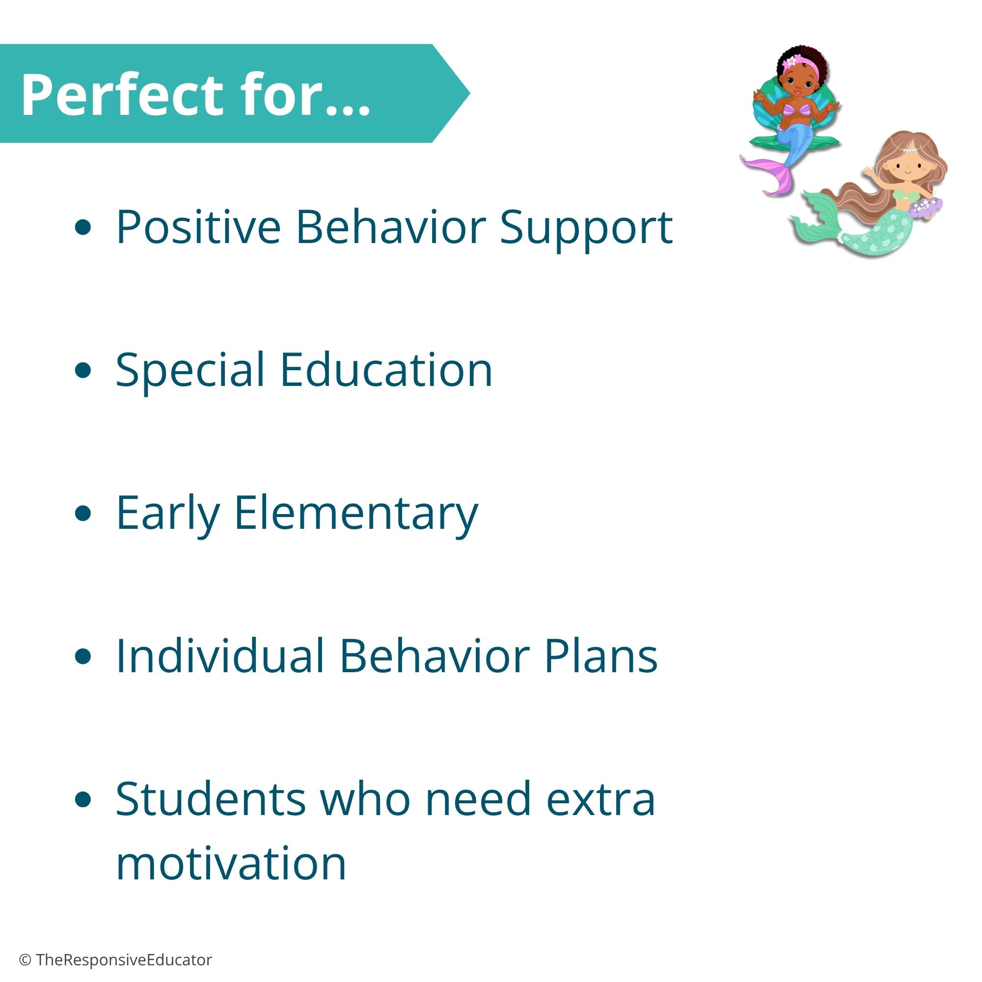 Mermaids Behavior Token Board – “I Am Working For” Visual - Image 4