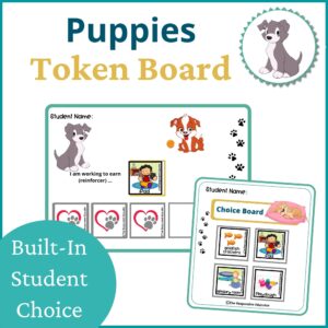Puppies token boards cover