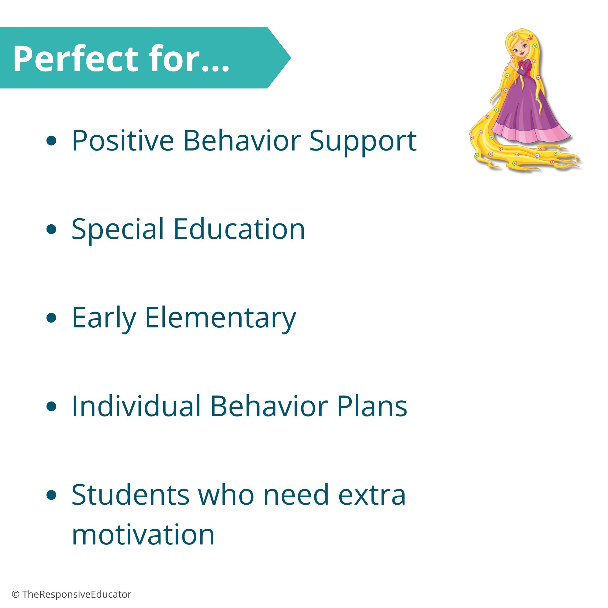 Rapunzel Behavior Token Board – “I Am Working For” Visual - Image 4
