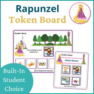 Rapunzel token boards cover