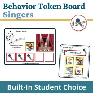 singers behavior token board