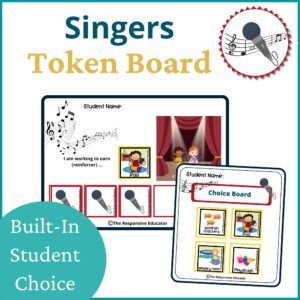 Token Boards - Singers Theme