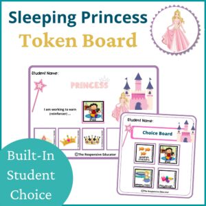 Sleeping Princess token boards cover