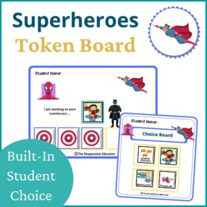 Superheroes token boards cover