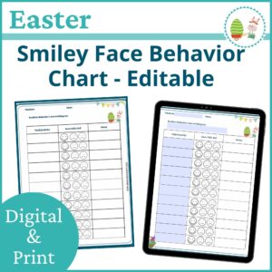 easter-smiley-face-behavior-chart