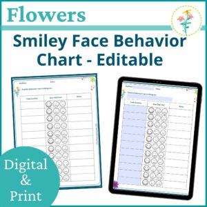 flowers-smiley-face-behavior-chart