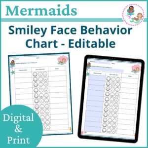 mermaids-smiley-face-behavior-chart