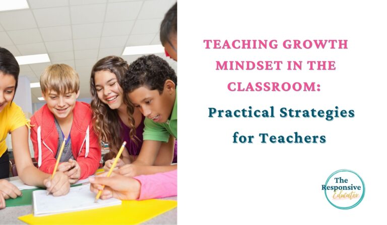 Teaching Growth Mindset in the Classroom - students working together