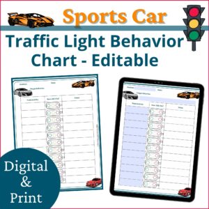 Sports Car Traffic Light Behavior Chart