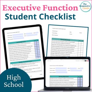 executive functioning skills by age high school