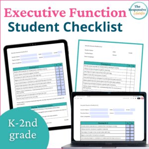 executive functioning skills by age k-2nd