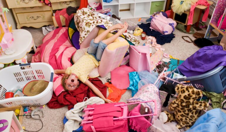 messy bedroom