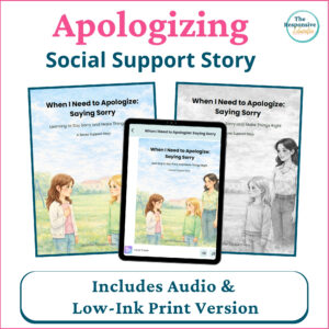 Apologizing Social Support Story