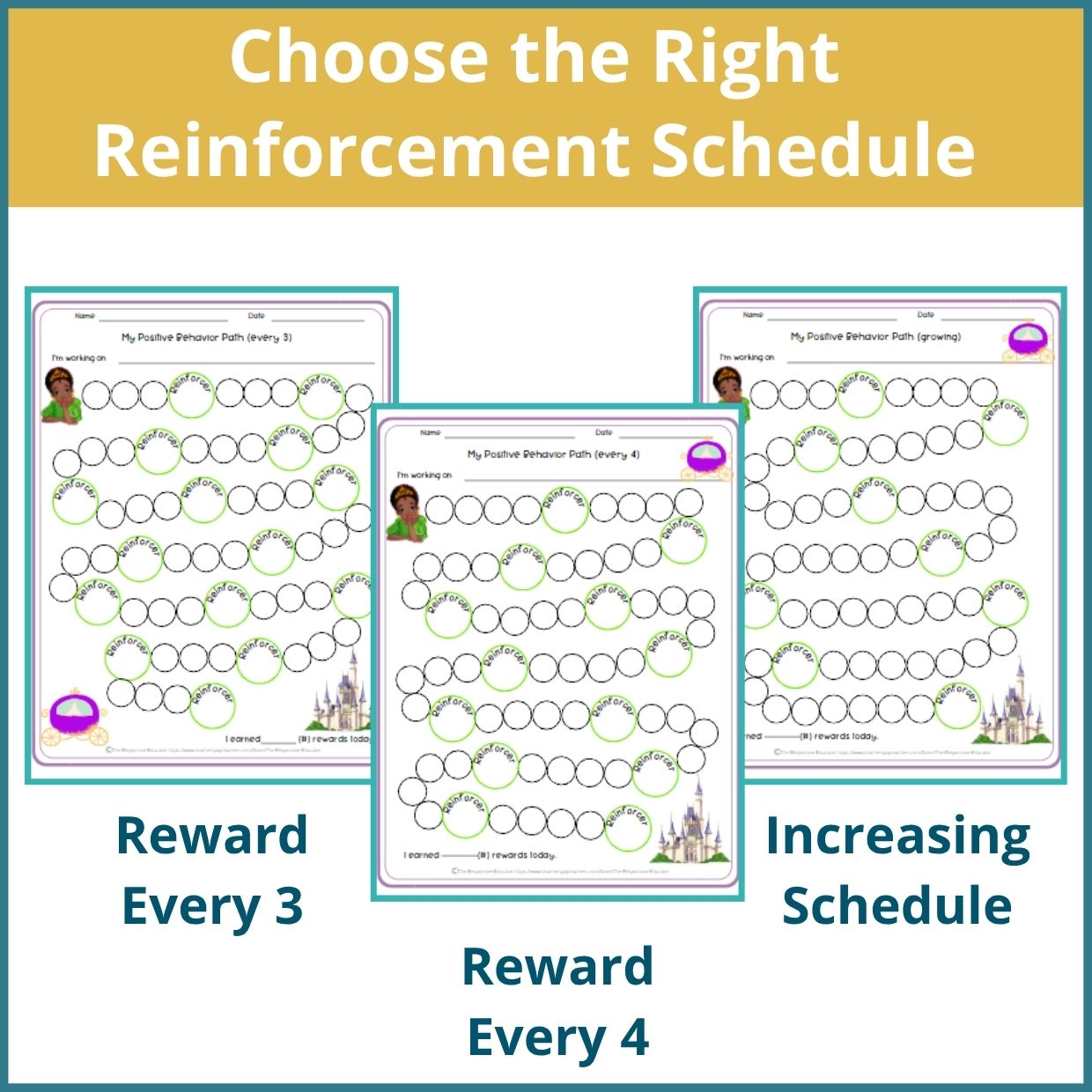 Bayou Princess Behavior Reward Chart for Students – Printable Behavior Chart - Image 2