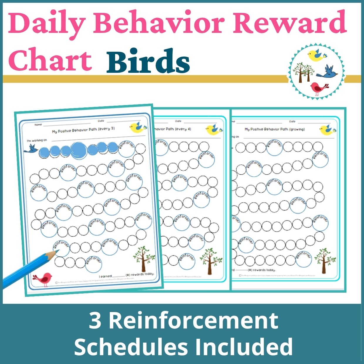 Birds Behavior Reward Chart