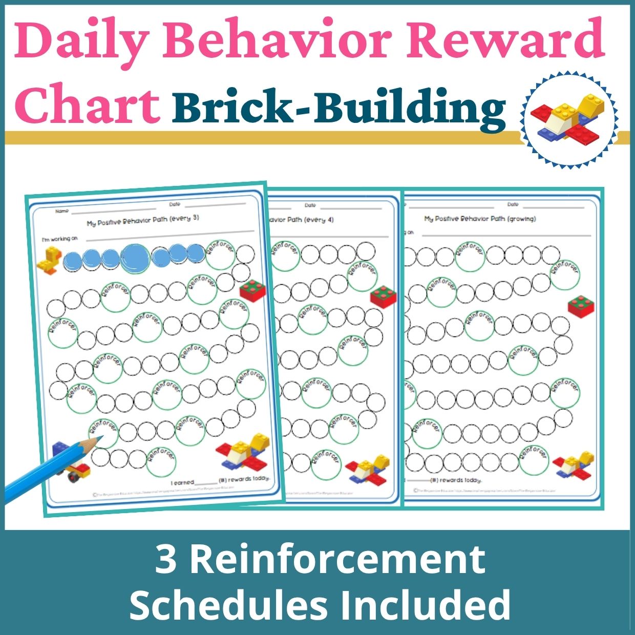 Brick-Building Behavior Reward Chart