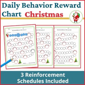 Christmas Behavior Reward Chart