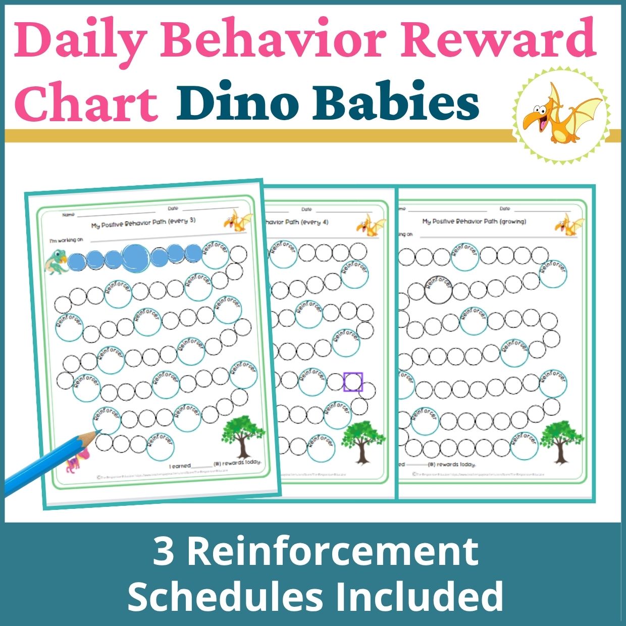 Dino Babies Behavior Reward Chart